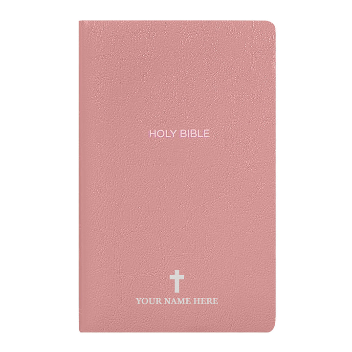 NKJV Pink Standard Size Holy Bible Small Print