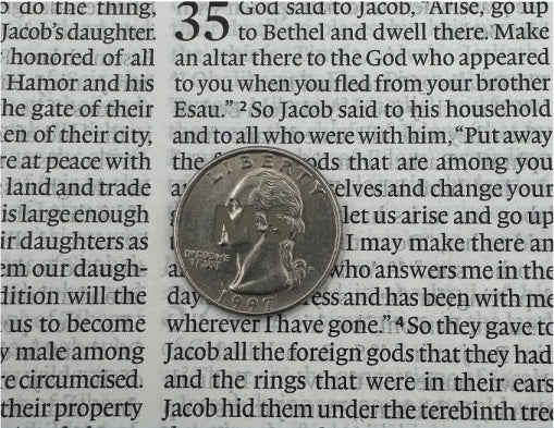 Print sample for this Bible