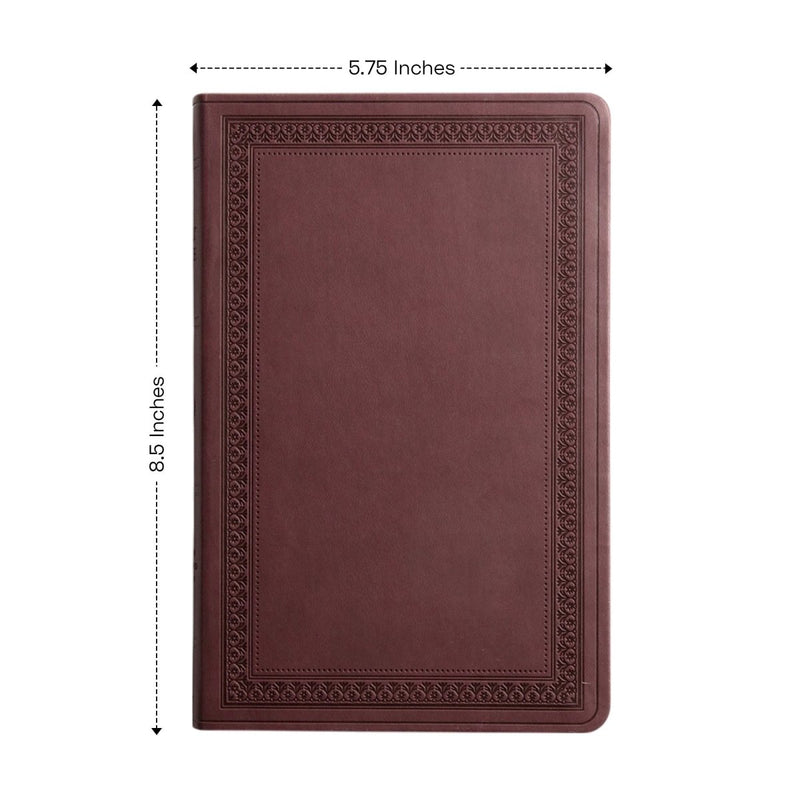 ESV Purple Plum Standard Size Holy Bible Large Print | Be the Light