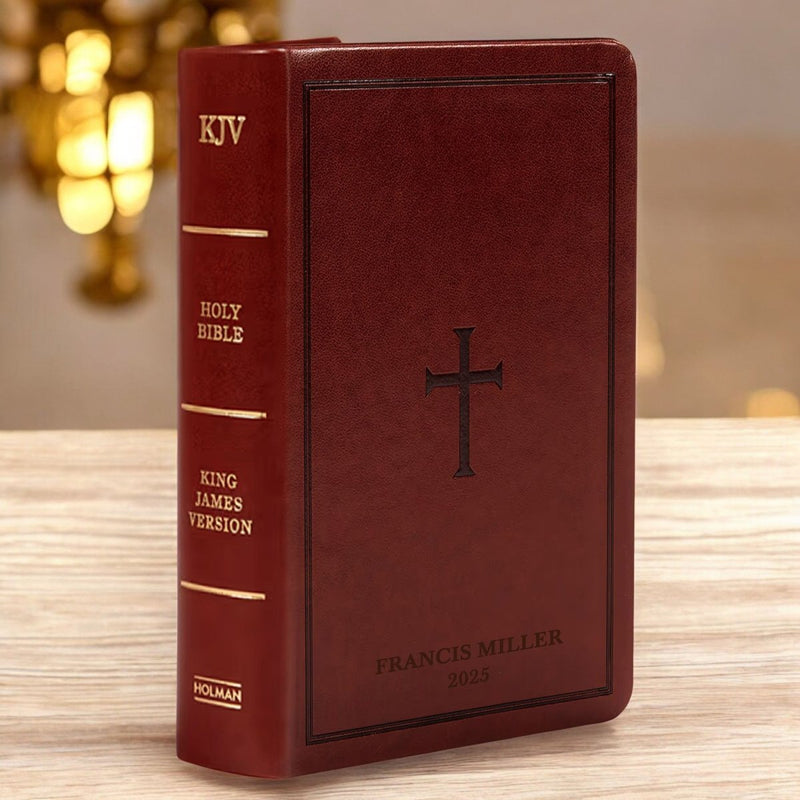 KJV Brown Compact Size Holy Bible Small Print