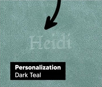 Actual personalization sample for this Bible