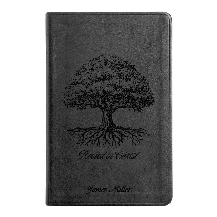 ESV Black Standard Size Thinline Holy Bible Large Print | Tree of Life - Shepherds Shelf
