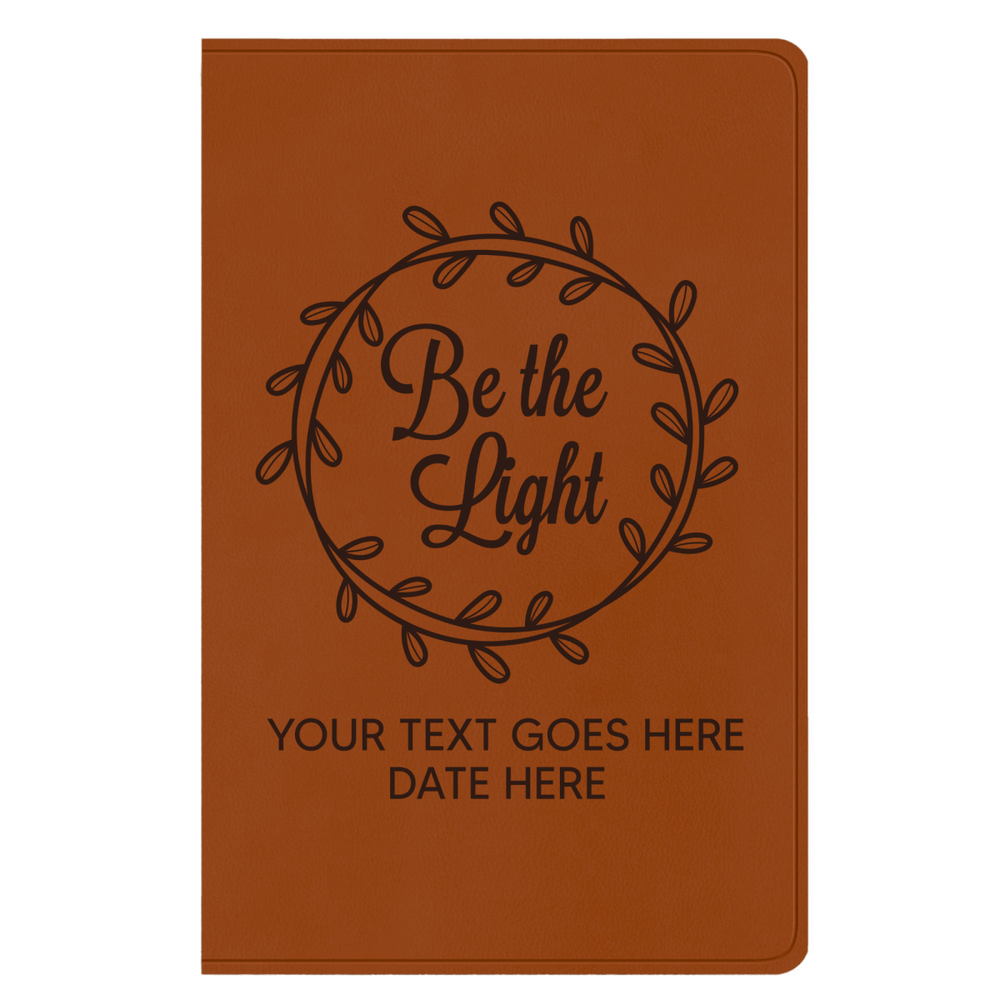 ESV Light Brown Standard Size Holy Bible Large Print | Be the Light