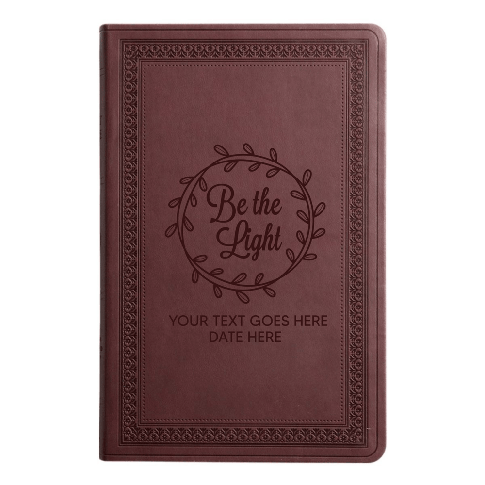 ESV Purple Plum Standard Size Holy Bible Large Print | Be the Light