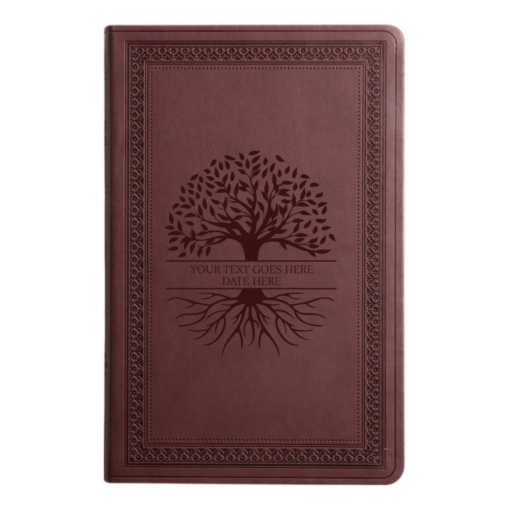 ESV Purple Plum Standard Size Holy Bible Large Print | Tree of Life