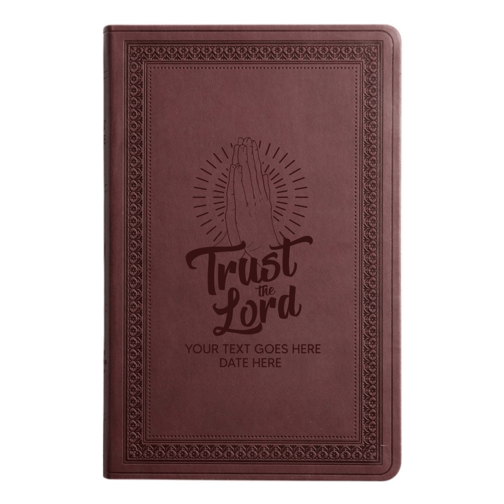 ESV Purple Plum Standard Size Holy Bible Large Print | Trust the Lord