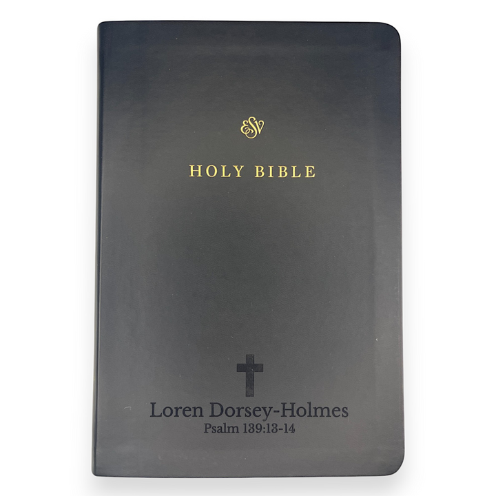 ESV Black Standard Size TruTone Holy Bible Small Print