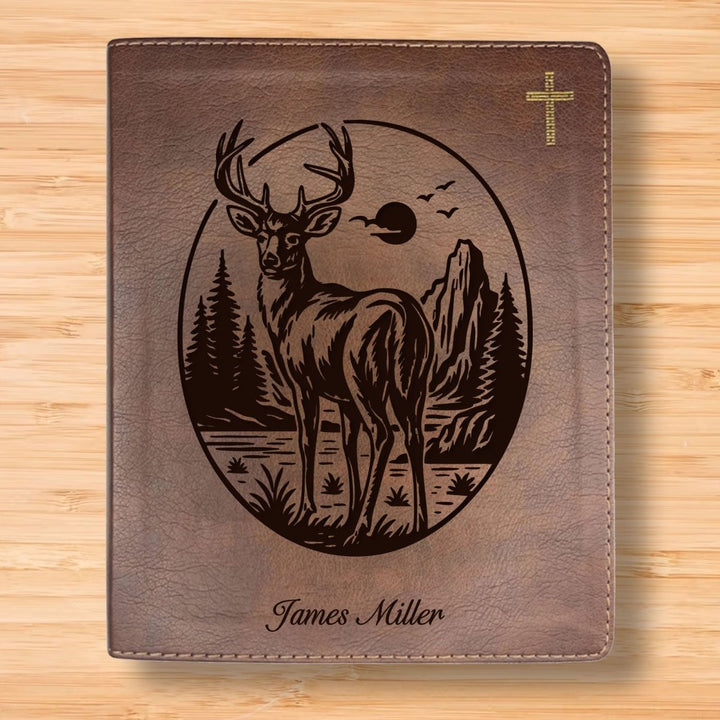 NIV Brown Standard Size Notetaking Holy Bible Medium Print | Buck - Shepherds Shelf