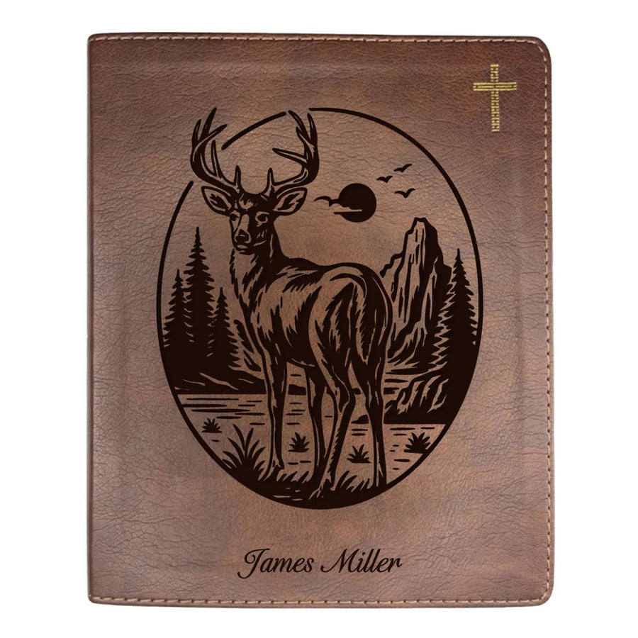 NIV Brown Standard Size Notetaking Holy Bible Medium Print | Buck - Shepherds Shelf