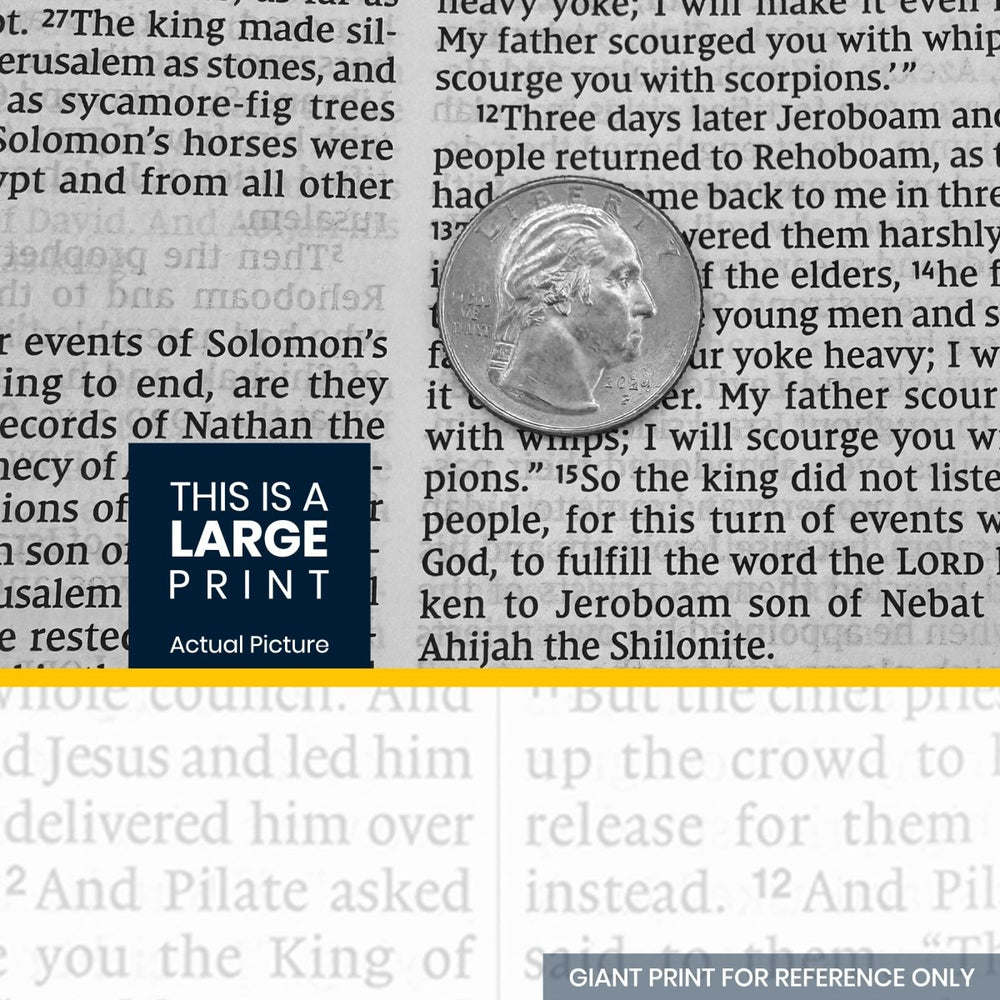 Print sample for this Bible