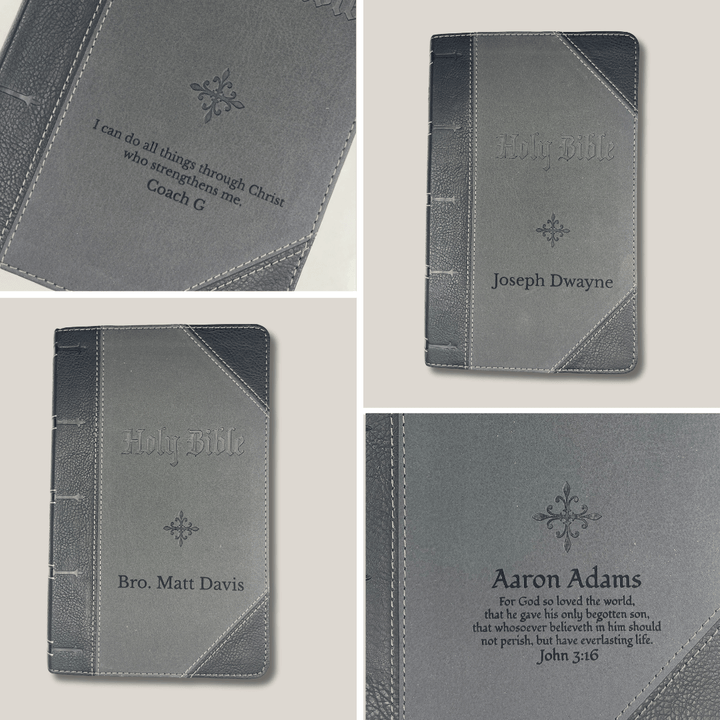 Personalized Black KJV Giant Print Bible | Shepherds Shelf - Shepherds Shelf