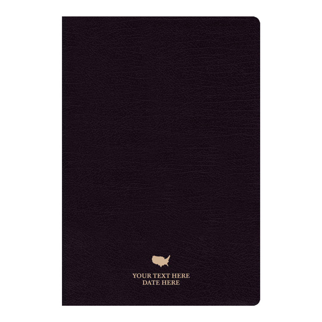 Personalized Black NASB Thinline Bible | Shepherds Shelf - Shepherds Shelf