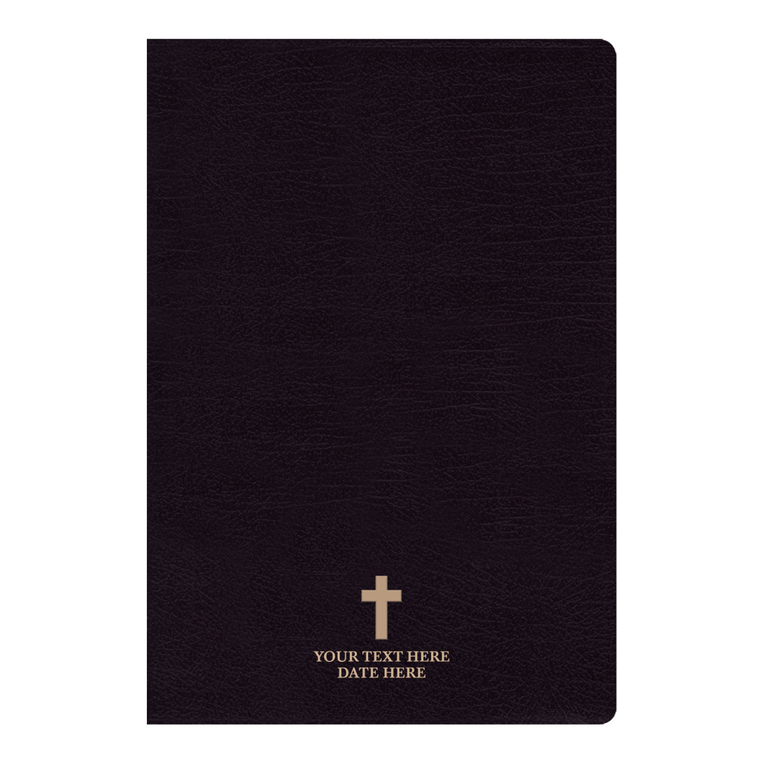 Personalized Black NASB Thinline Bible | Shepherds Shelf - Shepherds Shelf