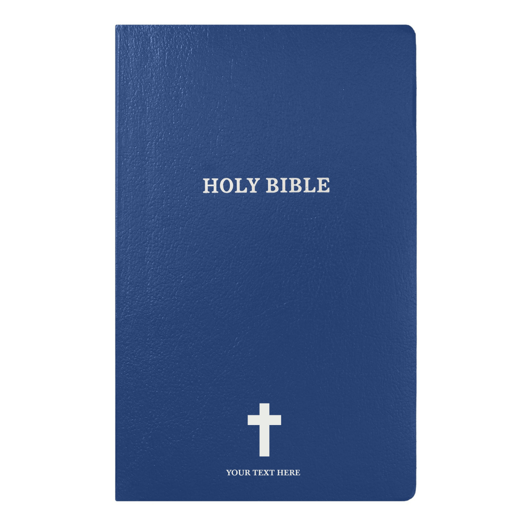 Personalized Blue Custom KJV Bible | Shepherds Shelf - Shepherds Shelf