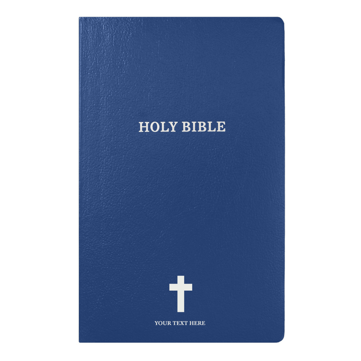 Personalized Blue Custom KJV Bible | Shepherds Shelf - Shepherds Shelf