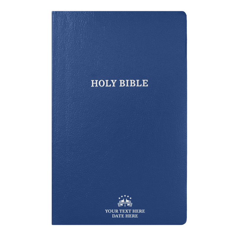 KJV Blue Standard Size Holy Bible Small Print