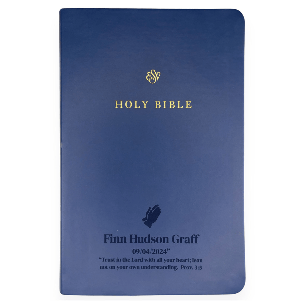 ESV Blue Standard Size TruTone Holy Bible Small Print
