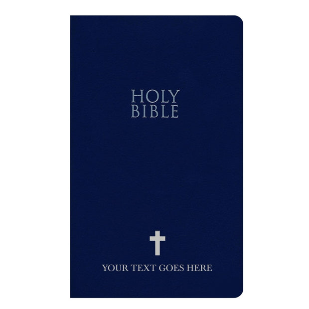 NIV Blue Standard Size Holy Bible Small Print