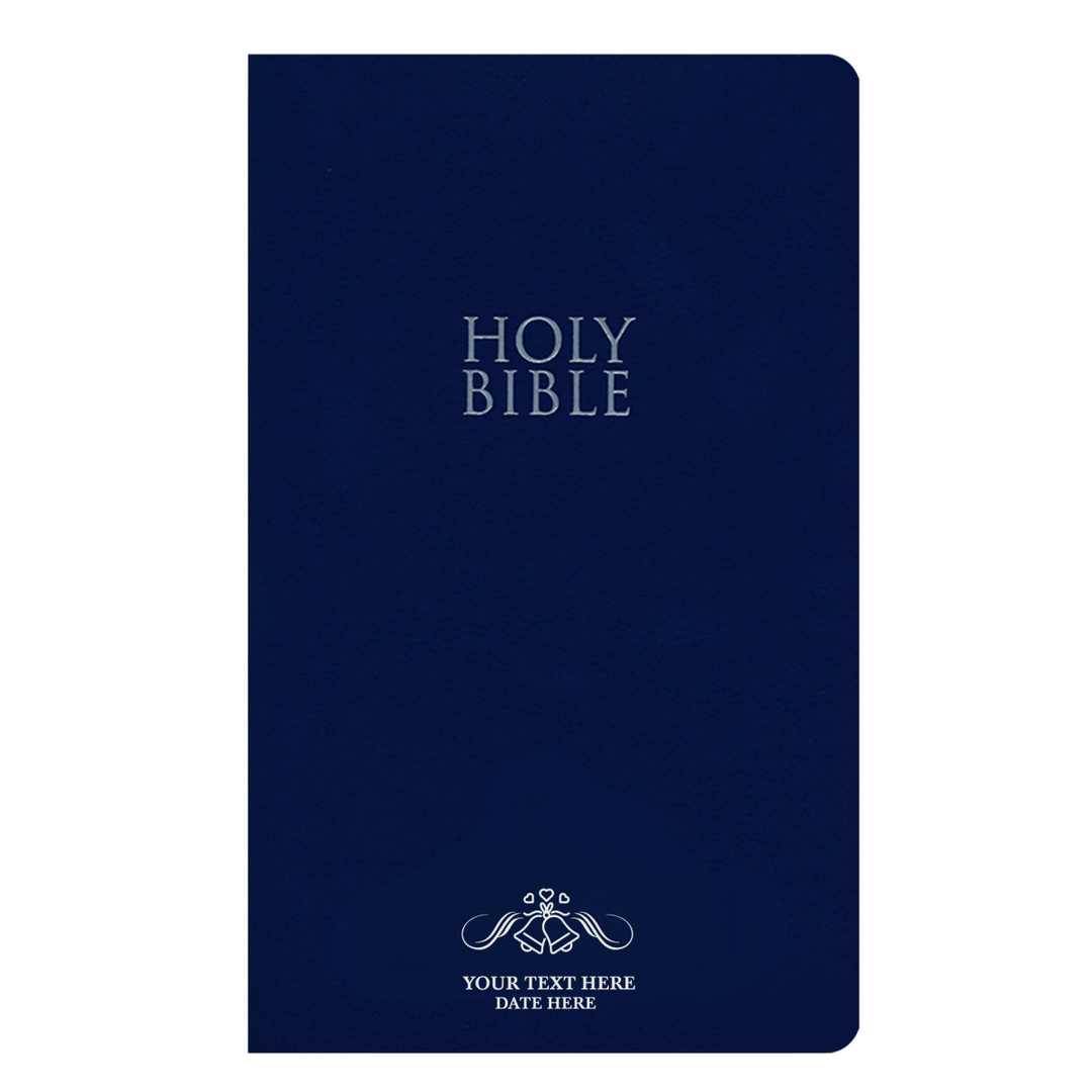 Personalized Blue NIV Faux Holy Bible | Shepherds Shelf - Shepherds Shelf