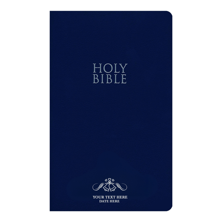 Personalized Blue NIV Faux Holy Bible | Shepherds Shelf - Shepherds Shelf