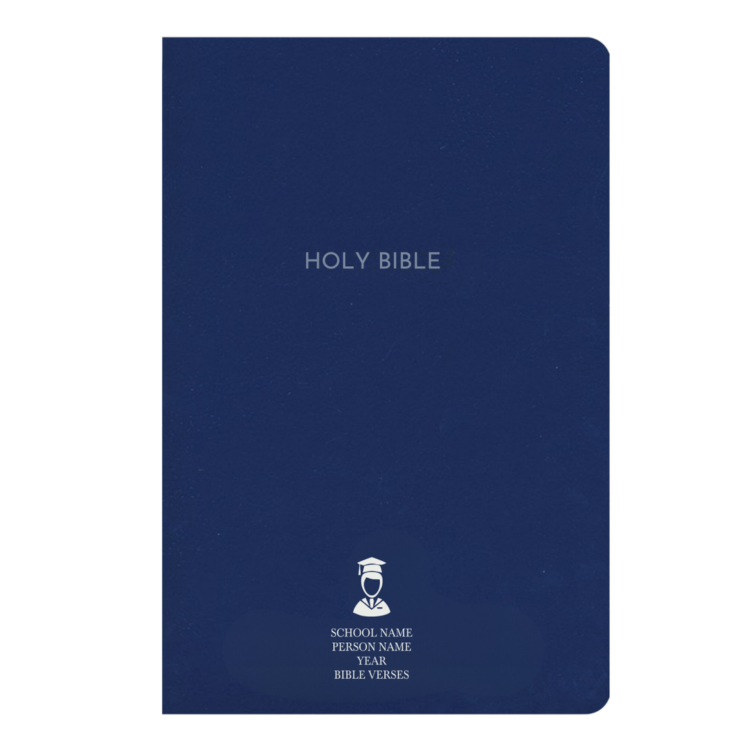 Personalized Blue NKJV Bible | Shepherds Shelf - Shepherds Shelf