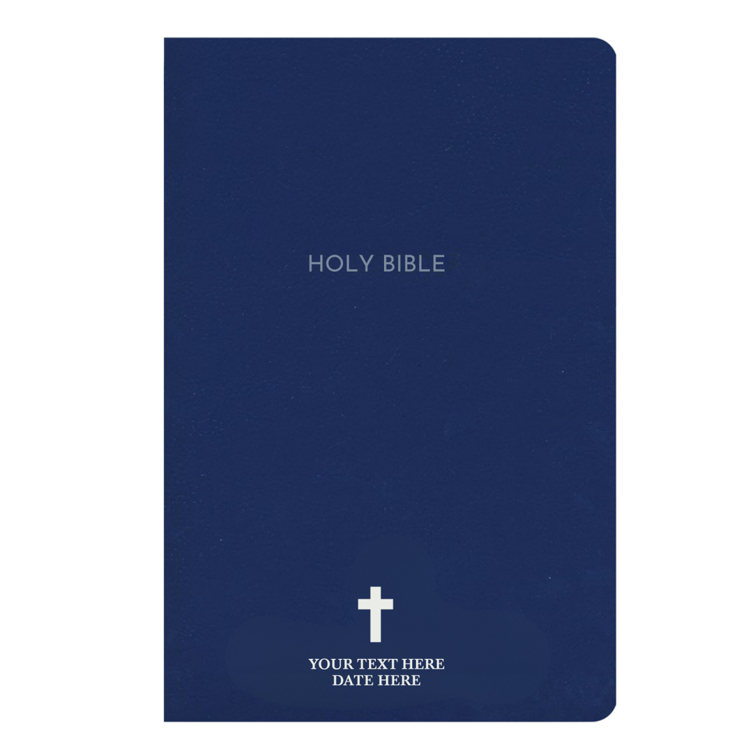 Personalized Blue NKJV Bible | Shepherds Shelf - Shepherds Shelf