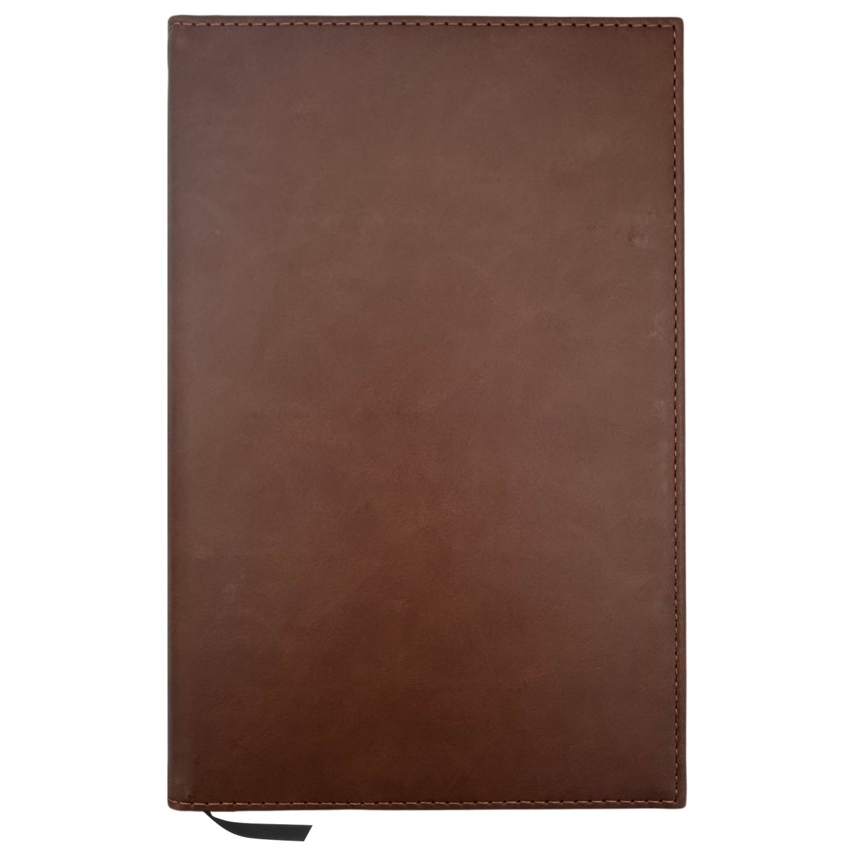 Personalized Brown Leatherette Journal Notebook | Custom Name Engraving - Shepherds Shelf
