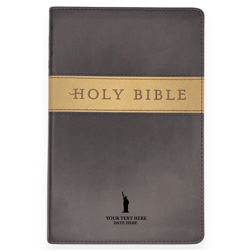 NLT Brown Tan Standard Size Holy Bible Small Print