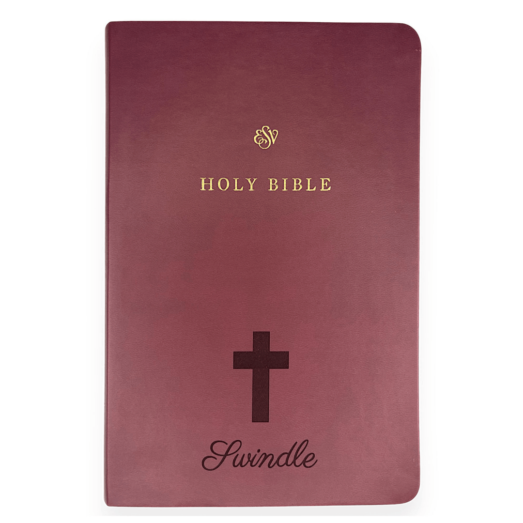 Personalized Burgundy ESV Bible | Shepherds Shelf - Shepherds Shelf