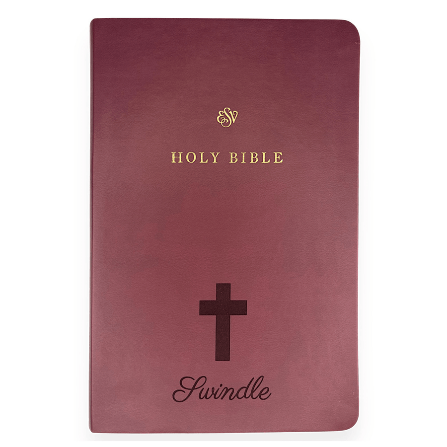 Personalized Burgundy ESV Bible | Shepherds Shelf - Shepherds Shelf