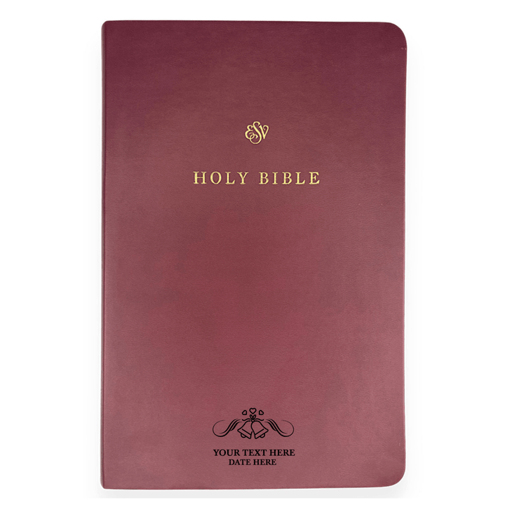 Personalized Burgundy ESV Bible | Shepherds Shelf - Shepherds Shelf