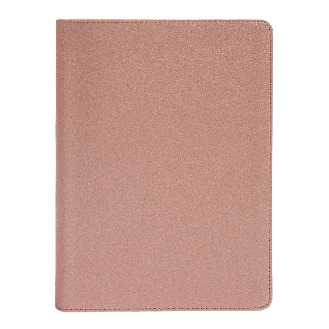 Personalized CSB She Reads Truth Community Study Bible Faux Leather Medium Print Size Rose Gold with FULL COVER 1 John 4:19 Design | Shepherds Shelf - Shepherds Shelf