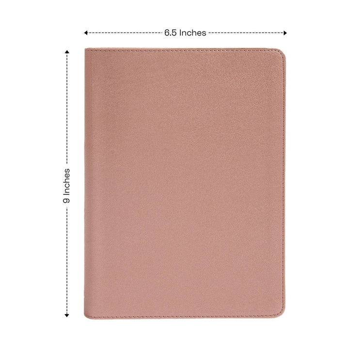 Personalized CSB She Reads Truth Community Study Bible Faux Leather Medium Print Size Rose Gold with FULL COVER 1 John 4:19 Design | Shepherds Shelf - Shepherds Shelf