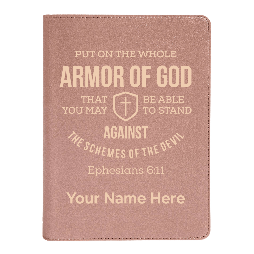 CSB She Reads Rose Gold Study Size Holy Bible Medium Print Size | Ephesians 6:11