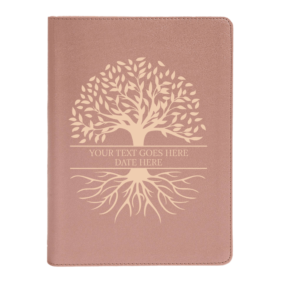 Personalized CSB She Reads Truth Community Study Bible Faux Leather Medium Print Size Rose Gold with FULL COVER Tree of Life Design | Shepherds Shelf - Shepherds Shelf