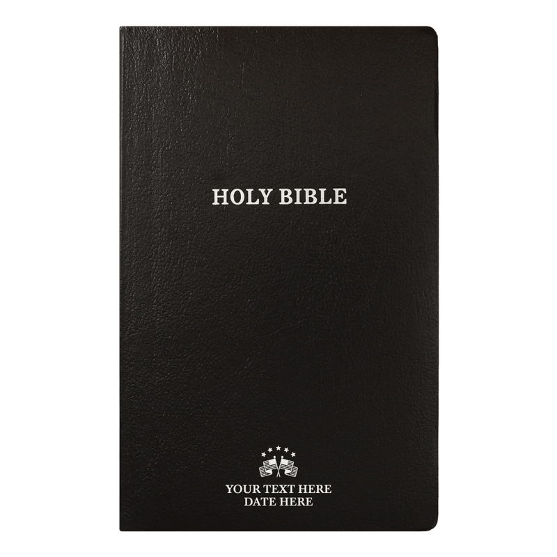 KJV Black Standard Size Holy Bible Small Print