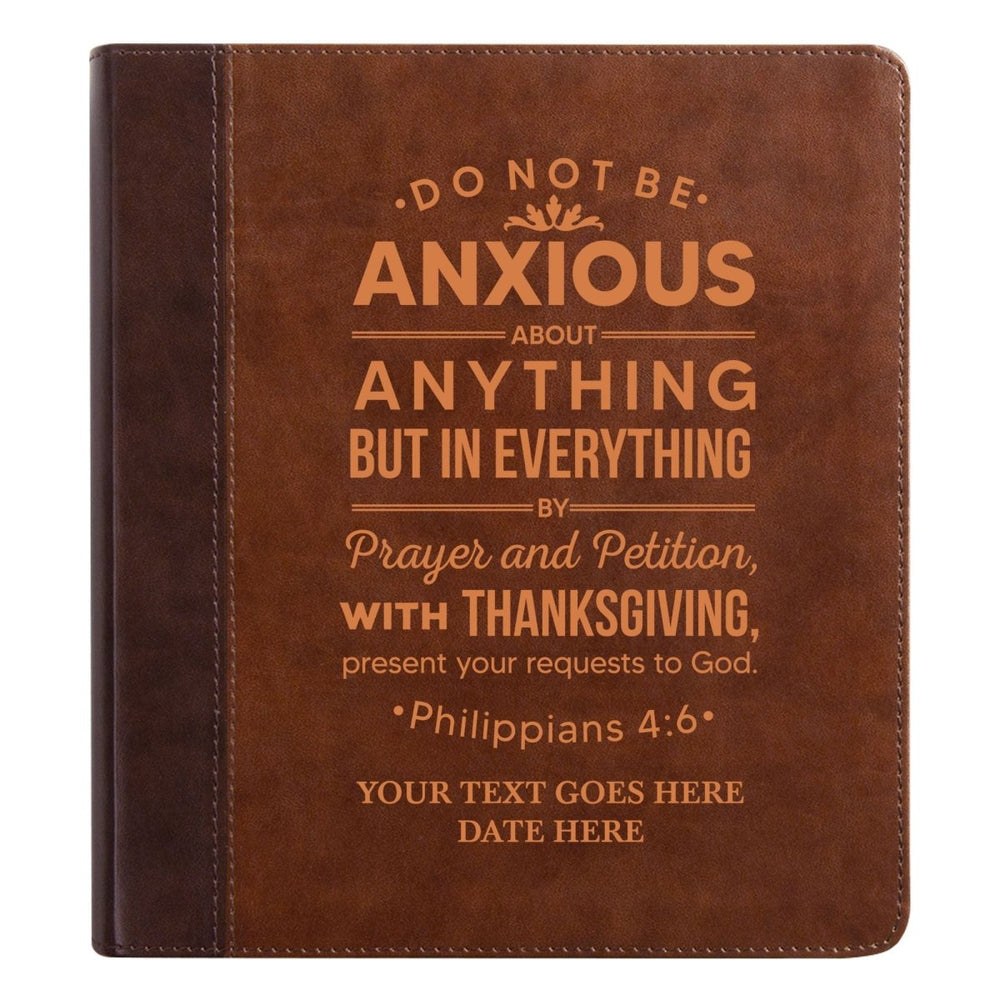 ESV Double Column Faux Leather Classic Study Bible with Full Cover Philippians 4:6 Verse For Good and Name Gift for Christian & Religious Celebrations Small Print | Shepherds Shelf