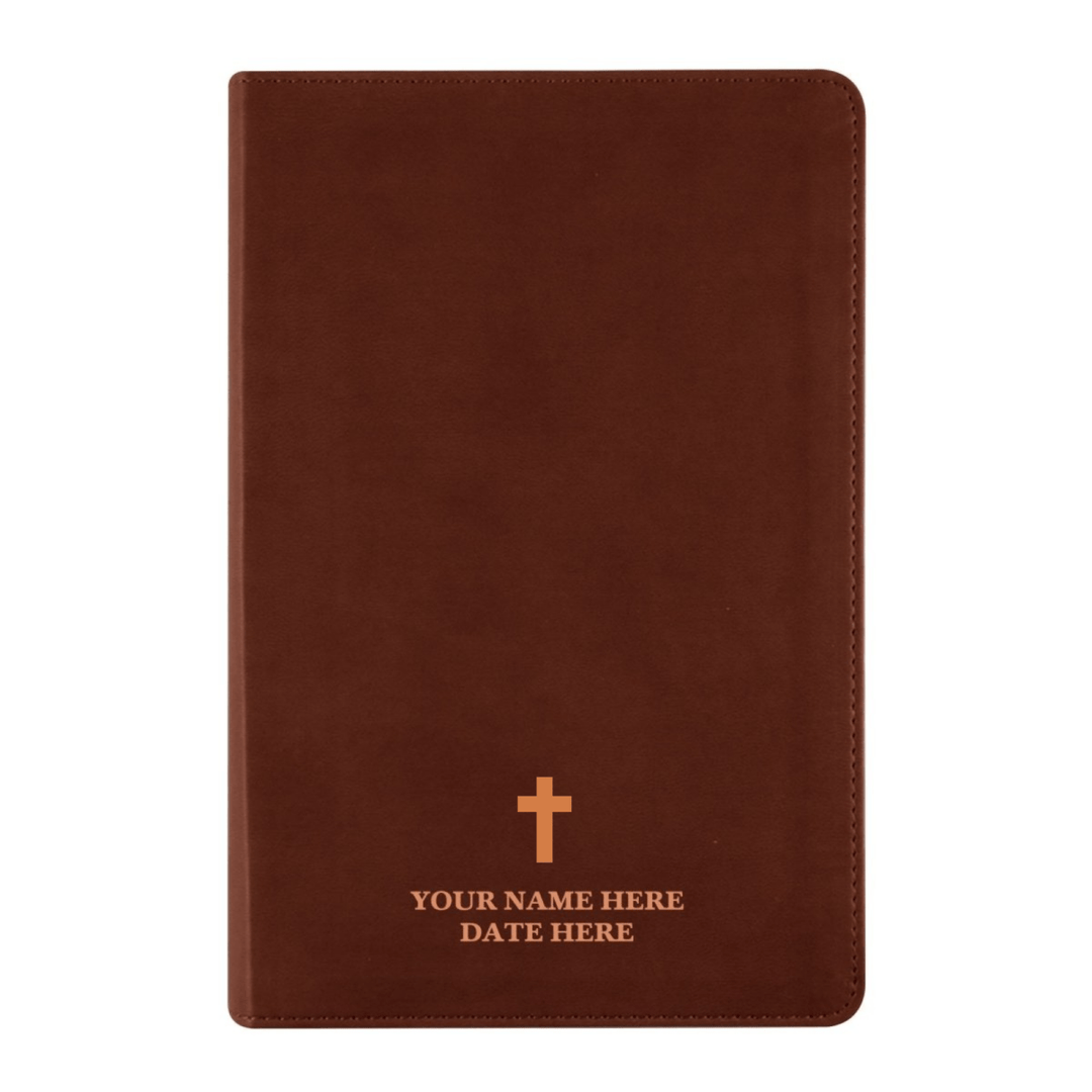Personalized ESV Student Study Holy Bible with Custom Name in Light Brown Christian English Standard Version Bible Gift for Religious Celebrations | Shepherds Shelf - Shepherds Shelf