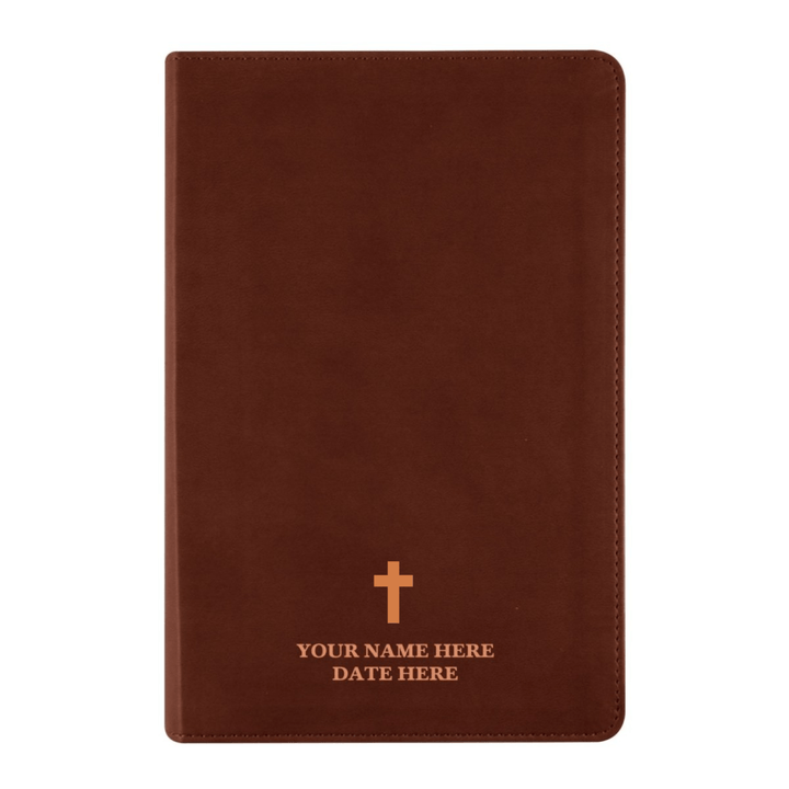 Personalized ESV Student Study Holy Bible with Custom Name in Light Brown Christian English Standard Version Bible Gift for Religious Celebrations | Shepherds Shelf - Shepherds Shelf