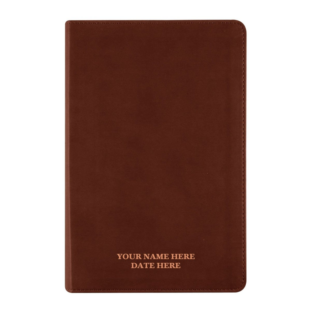 Personalized ESV Student Study Holy Bible with Custom Name in Light Brown Christian English Standard Version Bible Gift for Religious Celebrations | Shepherds Shelf - Shepherds Shelf