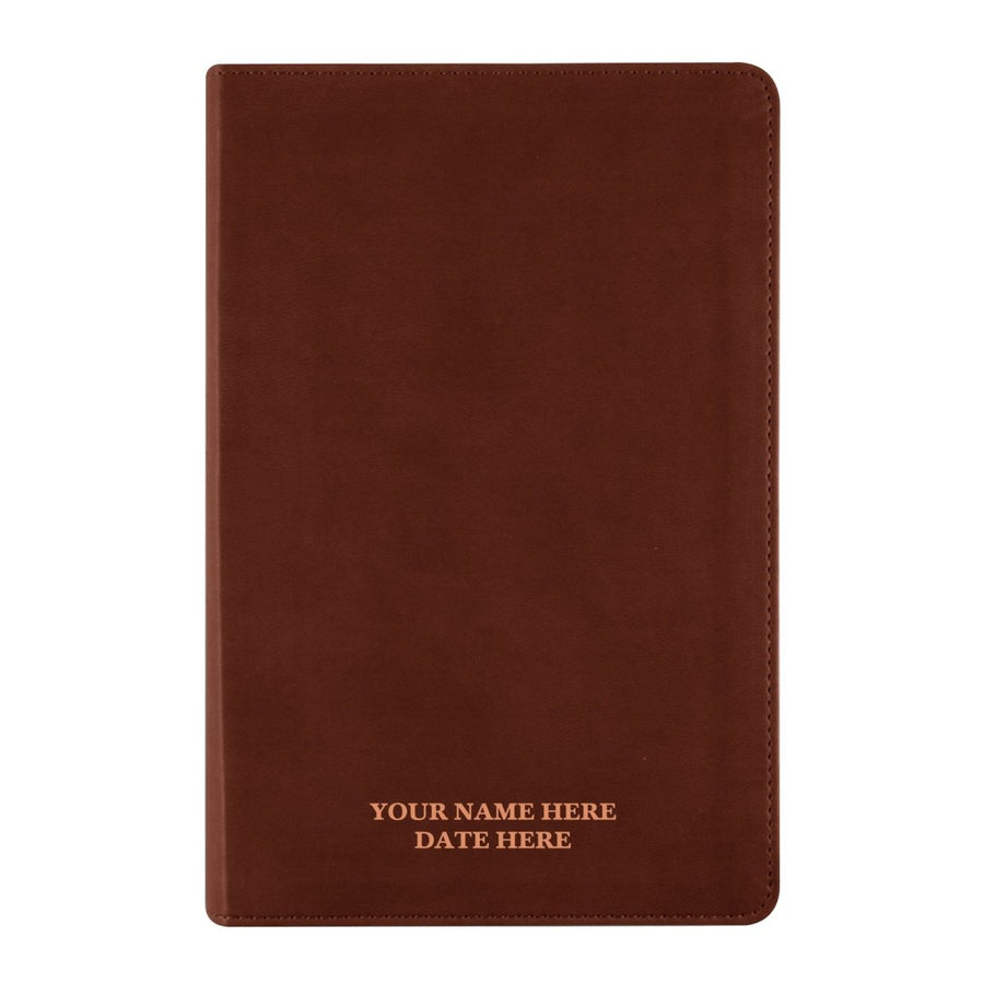 Personalized ESV Student Study Holy Bible with Custom Name in Light Brown Christian English Standard Version Bible Gift for Religious Celebrations | Shepherds Shelf - Shepherds Shelf