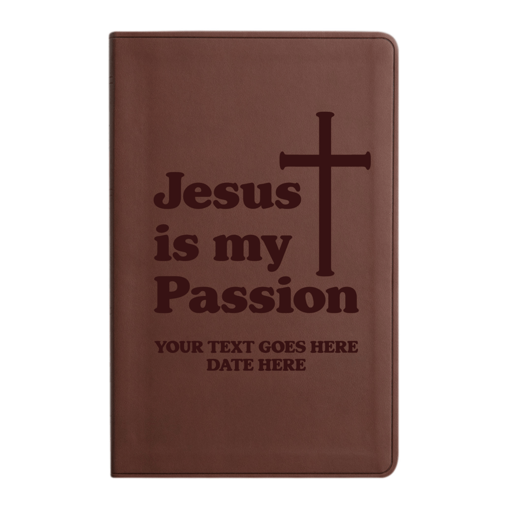 ESV Brown Standard Size Holy Bible Large Print | Jesus is my Passion