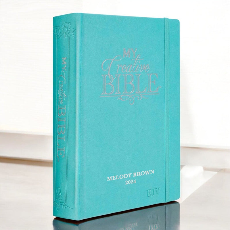 KJV Teal Study Size Holy Bible Medium Print