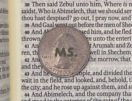 Print sample for this Bible