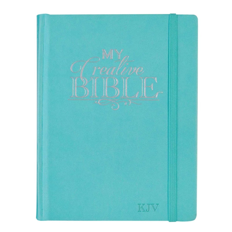 KJV Teal Study Size Holy Bible Medium Print