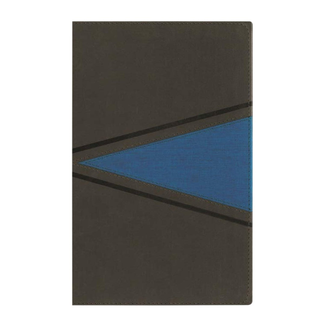 Personalized Faux Leather NIV Boys Bible with Custom Name and Date in Gray Medium Print Size Personal New International Version Bible Religious Gray | Shepherds Shelf - Shepherds Shelf