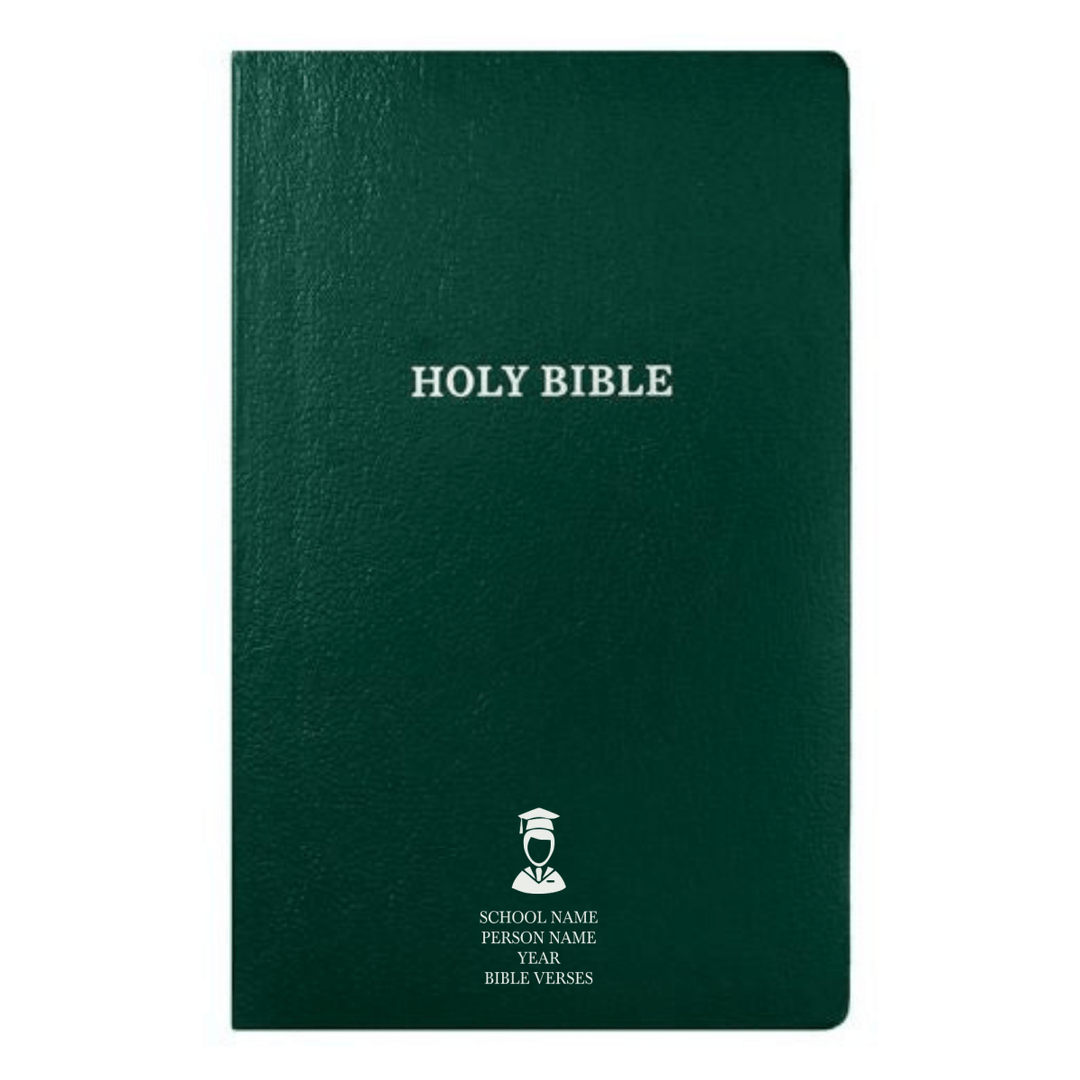 Personalized Green Custom KJV Bible | Shepherds Shelf - Shepherds Shelf
