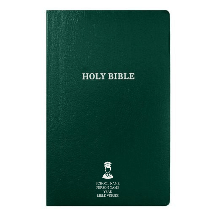 Personalized Green Custom KJV Bible | Shepherds Shelf - Shepherds Shelf