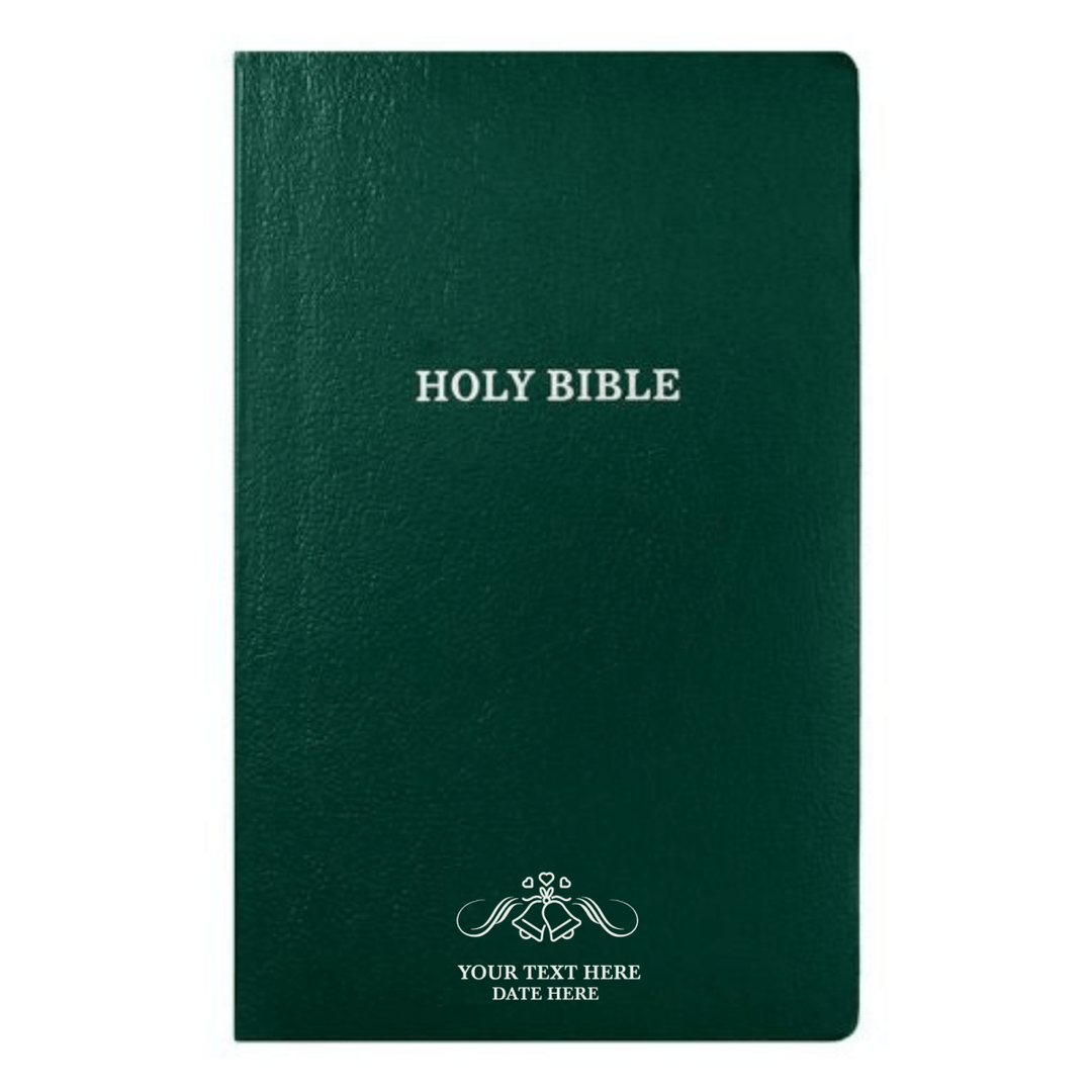 Personalized Green Custom KJV Bible | Shepherds Shelf - Shepherds Shelf