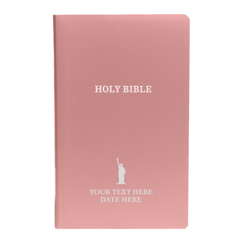 KJV Pink Standard Size Holy Bible Small Print